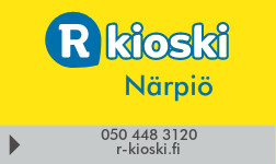 R-kioski Närpiö  / 1599 Annette Vikstrand Oy logo